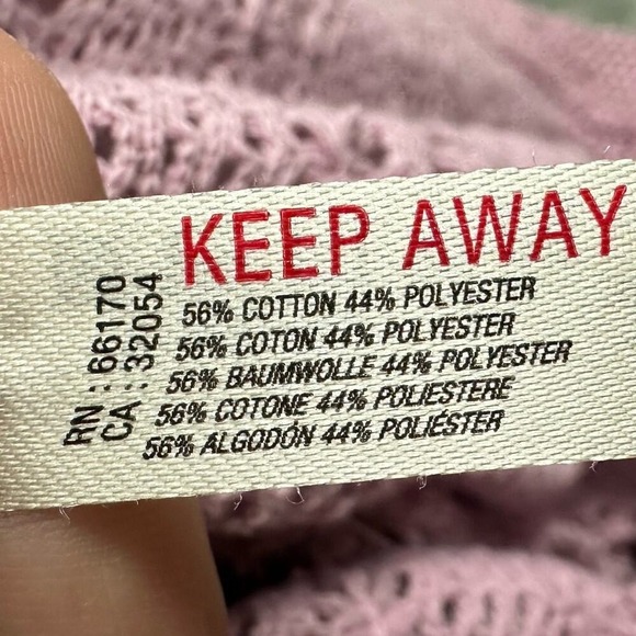 Free People Beach Pink Knit Collared Button Front Romper XS/TP Crochet Lace - Picture 5 of 11